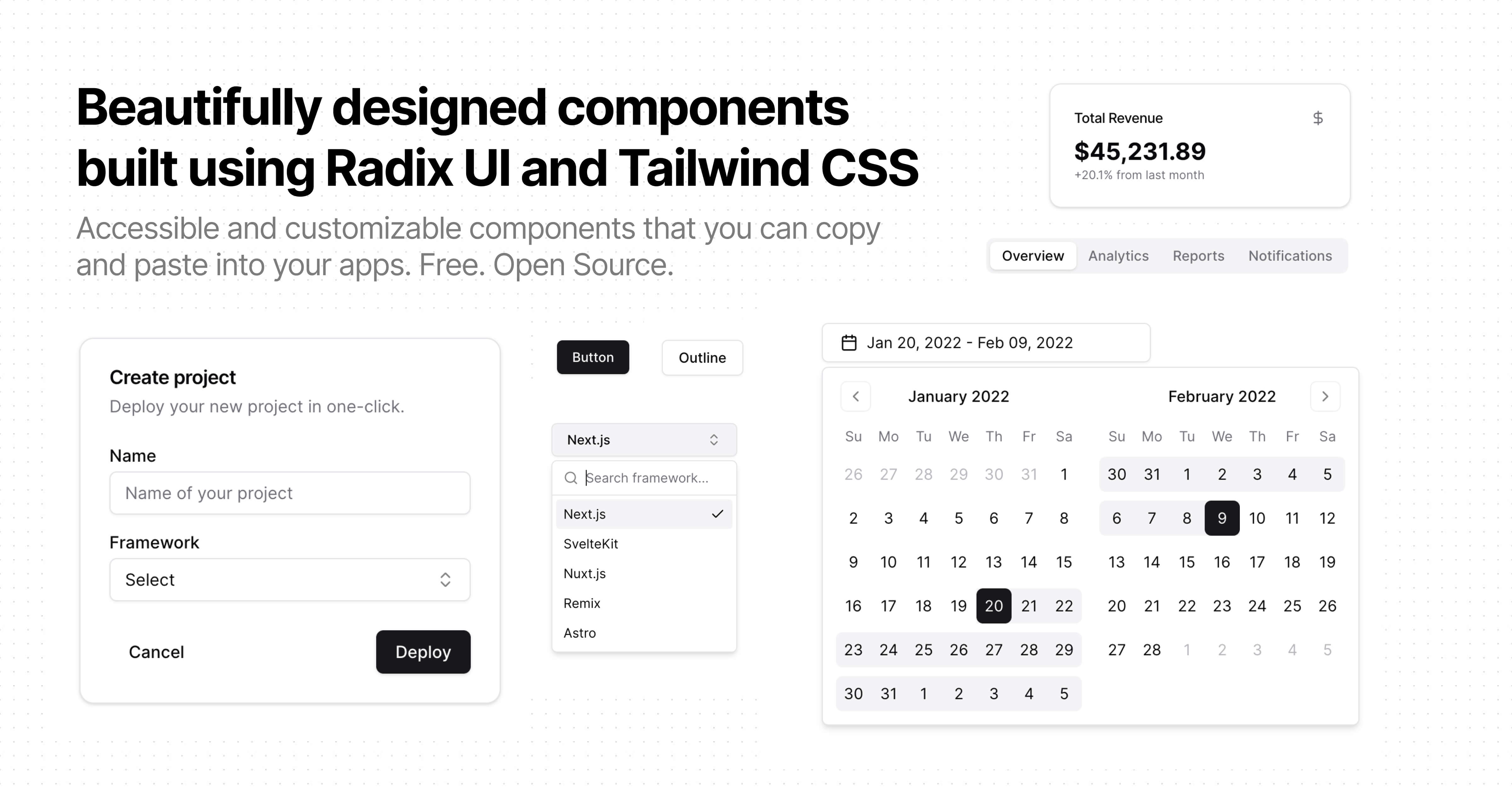 Shadcn-UI Components